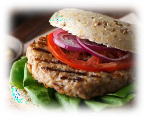 Chicken Sundried Tomato & Basil Burger